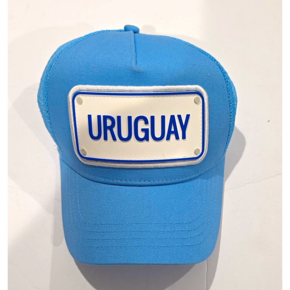 John Hatter & Co Uruguay Soccer Officially Licensed Blue/White Cap One Size